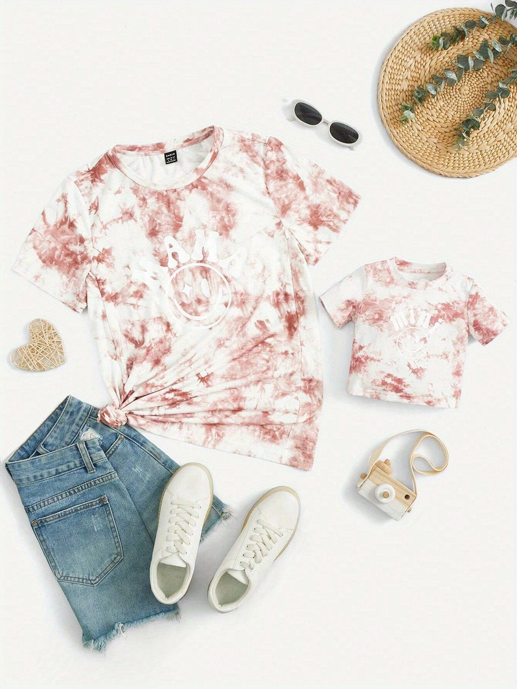 Women's Printed Maternity Nursing Shirt - Short Sleeve Casual Summer Breastfeeding Clothes