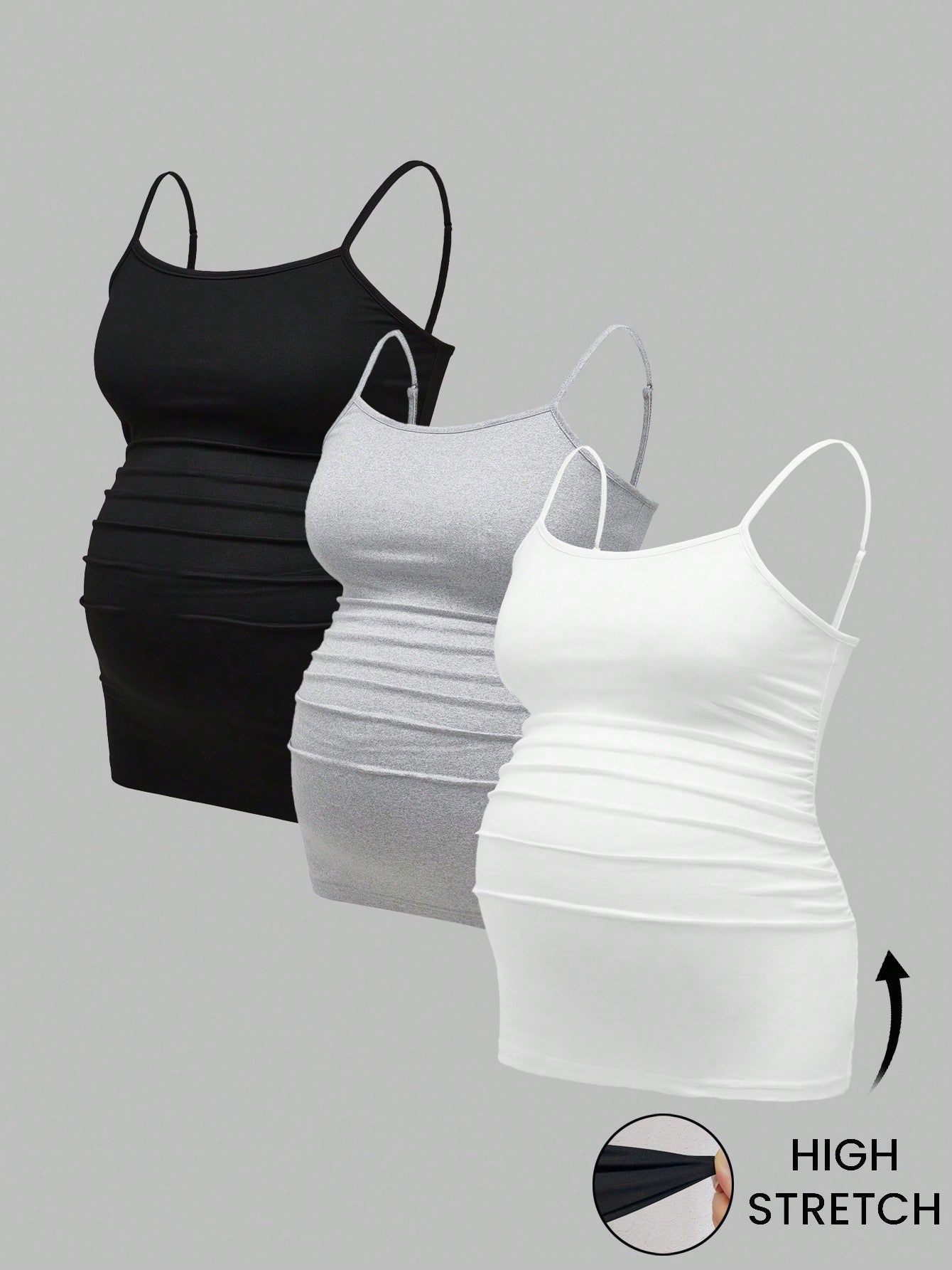 3-Pack Maternity Short Sleeve T-Shirts - Casual Summer Pregnancy Activewear Tops