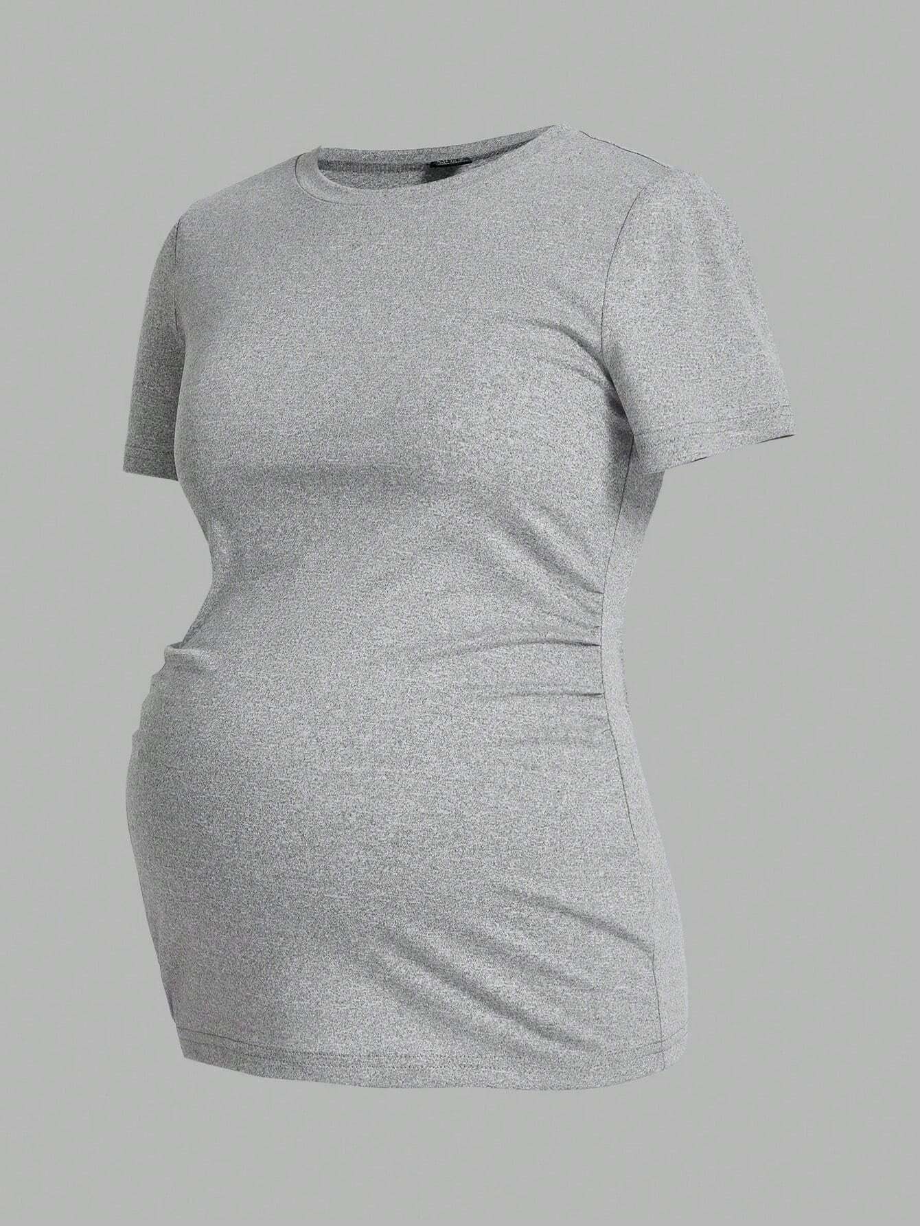 3-Pack Maternity Short Sleeve T-Shirts - Casual Summer Pregnancy Activewear Tops